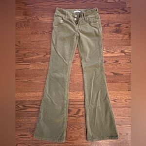 PacSun Green Corduroy Pants - Size 26